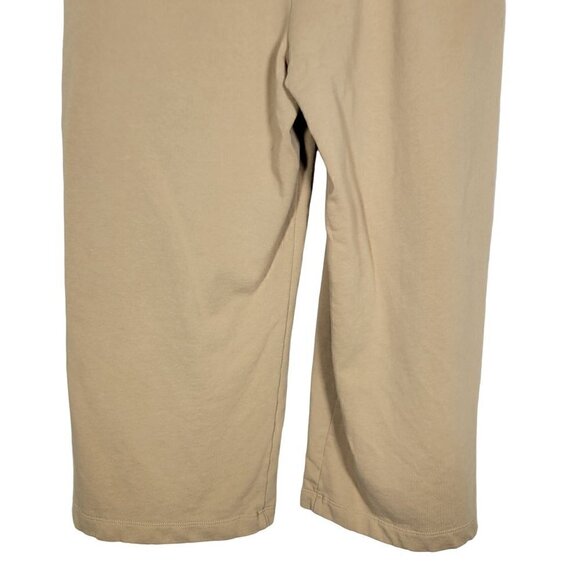 Women's Pure Jill Organic Cotton Wide Leg Tan Pocket Casual Pants Size Large P - Picture 8 of 9